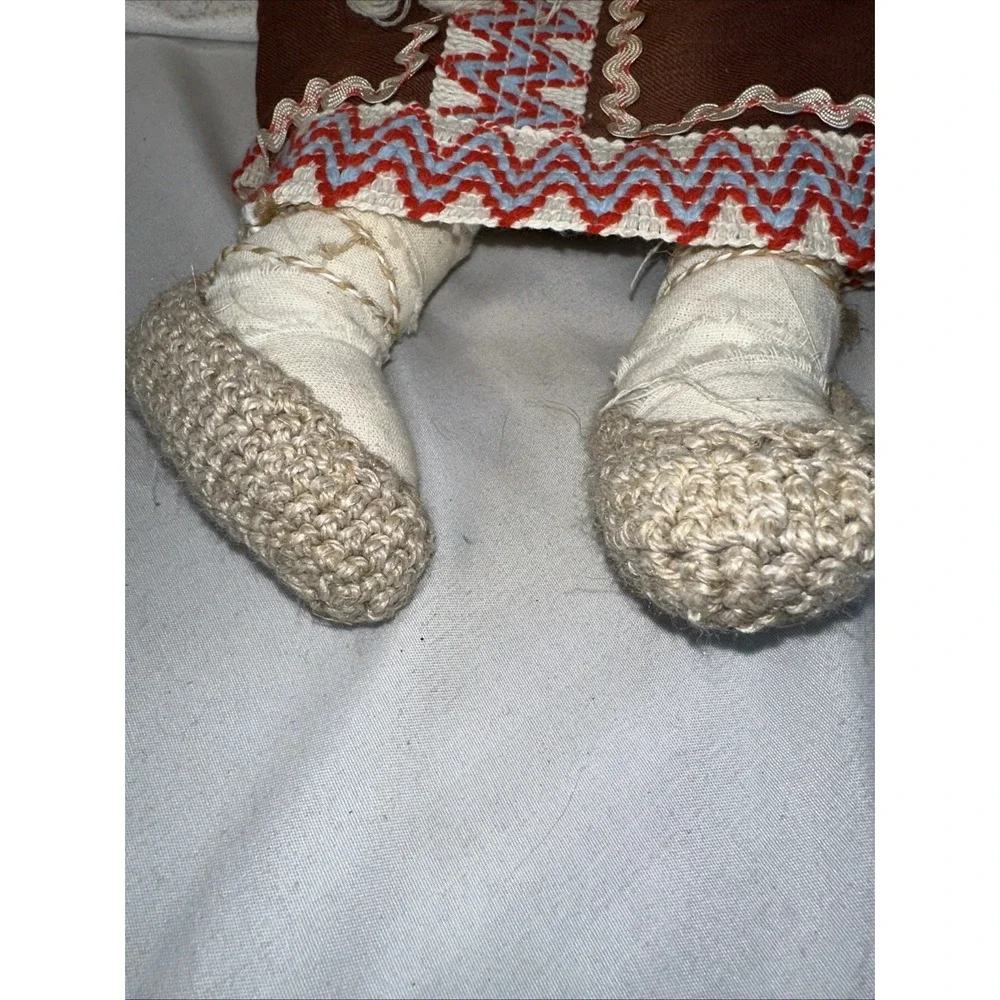 Vintage Russian Cloth Doll Hand Sewn 24 inches